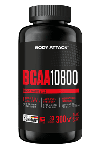 Body Attack BCAA 10800 - 300 Caps