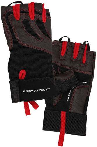 Body Attack Sports Nutrition Deluxe Weightlifting Gloves