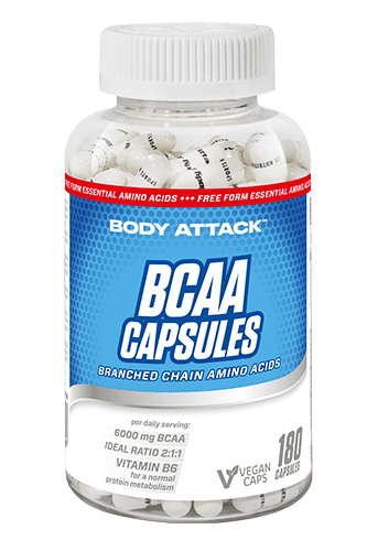 Body Attack BCAA Capsules - 180 Caps